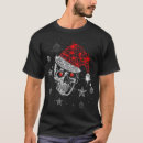 Search for christmas skull tshirts Santa