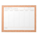 Search for weekly planner notepads Boho