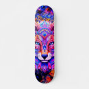 Search for wolf art skateboards Deck