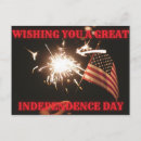 Search for independence day greetings postcards Fourth of july