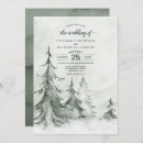 Search for fir tree wedding invitations Modern
