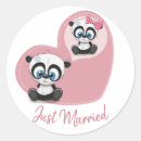 Search for bear wedding stickers Panda