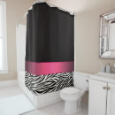 Search for zebra shower curtains Pink