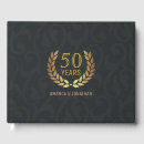 Search for 50th anniversary guest books Gold