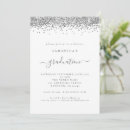 Search for silver graduation invitations Modern