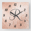 Search for rose gold clocks Trendy