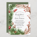 Search for red christmas wedding invitations Green