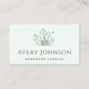Search for handmade candles business cards Spa