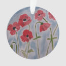 Search for poppy flower christmas tree decorations Botanical