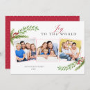 Search for joy to the world photo christmas cards Minimalist