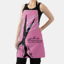 Search for pink hair aprons Glitter