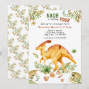 Search for dinosaur fourth birthday invitations Jungle