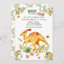 Search for dinosaur fourth birthday invitations Jungle