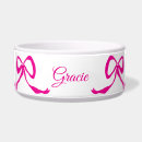 Search for pink dog bowls Girly