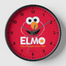 Search for sesame street clocks Elmo