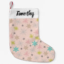 Search for pink and green christmas stockings For her