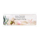 Search for starfish return address labels Watercolor