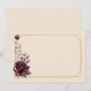 Search for maroon and gold invitations Floral