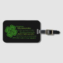 Search for knotting luggage tags St patricks day