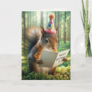 Search for funny squirrel birthday cards Wildlife