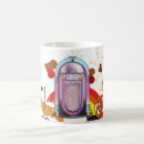 Search for 1950s jukebox mugs Music