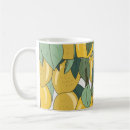 Search for yellow floral pattern mugs Illustration