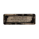 Search for gothic wedding return address labels Grunge