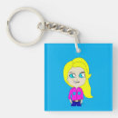 Search for anime style key rings Girl