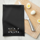 Search for black gold tea towels Monogrammed