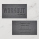 Search for workout business cards Trainer