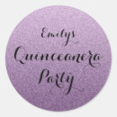 Search for purple sweet quinceanera stickers Modern