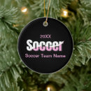 Search for soccer coach christmas tree decorations Player