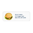 Search for burger return address labels Barbecue