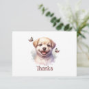 Search for puppy thank you cards Cute