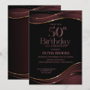 Search for pink and black 50th birthday invitations Gold