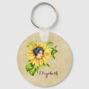 Search for vintage sunflower key rings Summer