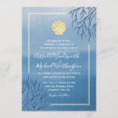 Search for coral reef wedding invitations Elegant
