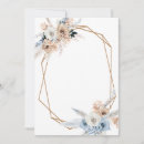 Search for blue daisy wedding invitations Autumn bohemian daisy flowers
