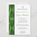 Search for lime green sweet 16 invitations Sixteen