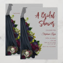 Search for gothic bridal shower invitations Watercolor