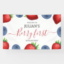 Search for berry first birthday banners 1st