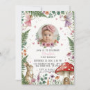 Search for woodland fairy birthday invitations Baby girl