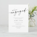 Search for modern engagement party invitations Calligraphy