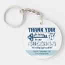 Search for success key rings Blue