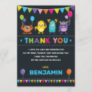 Search for monster thank you cards Chalkboard