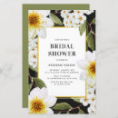 Search for dahlia bridal shower invitations Botanical