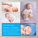 Search for birth announcement posters New parents