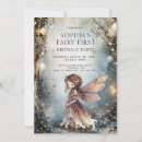 Search for woodland fairy birthday invitations Floral