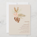 Search for fall flowers wedding invitations Boho