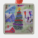 Search for winter scene christmas tree decorations Blue